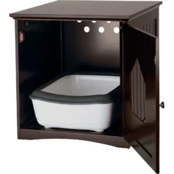 TRIXIE Wooden Cat Home & Litter Box Cover -Furry Feast 139642 PT4. AC SS1800 V1685977239