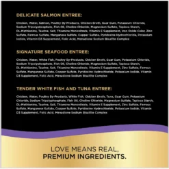 Sheba Perfect Portions Seafood Pate Variety Pack Grain-Free Adult Wet Cat Food Trays -Furry Feast 140273 PT5. AC SS1800 V1672952373