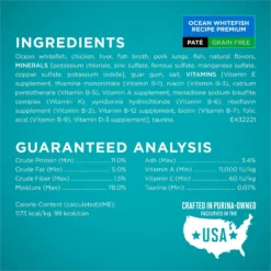 Purina ONE Grain-Free Variety Pack Natural High Protein Canned Cat Food, 3-oz, Case Of 24 -Furry Feast 140462 PT7. AC SS1800 V1657655538