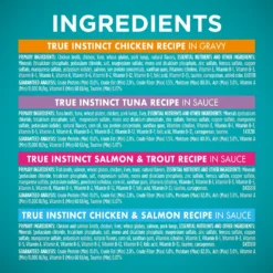 Purina ONE True Instinct 4 Flavors Variety Pack Canned Cat Food -Furry Feast 140464 PT5. AC SS1800 V1641605561