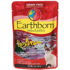 Earthborn Holistic Upstream Grille Tuna Dinner With Salmon In Gravy Grain-Free Cat Food