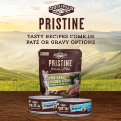 Castor & Pollux PRISTINE Grain-Free Wild-Caught Whitefish Recipe Morsels In Gravy Cat Food Pouches -Furry Feast 141145 PT4. AC SS1800 V1702939190