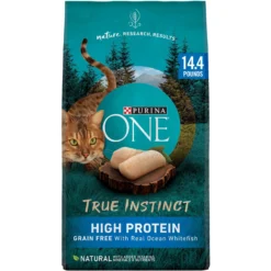 Purina ONE True Instinct Natural Grain-Free With Ocean Whitefish High Protein Dry Cat Food