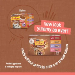 Friskies Extra Gravy Chunky Variety Pack Canned Cat Food -Furry Feast 142573 PT1. AC SS1800 V1699369644