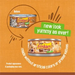 Friskies Extra Gravy Pate With Chicken In Savory Gravy Canned Cat Food -Furry Feast 142579 PT2. AC SS1800 V1700161365