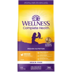 Wellness Complete Health Grain-Free Indoor Deboned Chicken Recipe Dry Cat Food