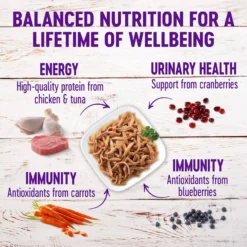 Wellness Healthy Indulgence Shreds Grain-Free Variety Pack Cat Food Pouches -Furry Feast 145535 PT3. AC SS1800 V1621985923