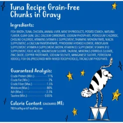 Tiny Tiger Chunks In Gravy Tuna Recipe Grain-Free Canned Cat Food -Furry Feast 147754 PT5. AC SS1800 V1671723444