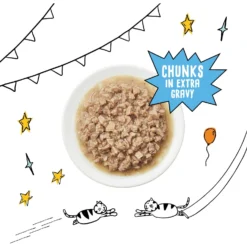 Tiny Tiger Chunks In EXTRA Gravy Chicken Recipe Grain-Free Canned Cat Food -Furry Feast 147780 PT3. AC SS1800 V1687284098