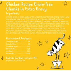 Tiny Tiger Chunks In EXTRA Gravy Chicken Recipe Grain-Free Canned Cat Food -Furry Feast 147780 PT5. AC SS1800 V1687283979