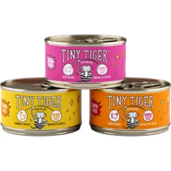Tiny Tiger Chunks In EXTRA Gravy Beef & Poultry Recipes Variety Pack Grain-Free Canned Cat Food -Furry Feast 147784 PT1. AC SS1800 V1545429532