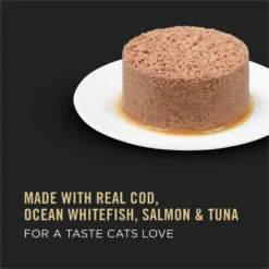 Purina Pro Plan Senior Adult 7+ Seafood Favorites Pate Variety Pack Canned Cat Food -Furry Feast 147955 PT2. AC SS1800 V1638835390