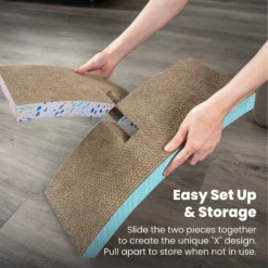 Catstages Easy Life Hammock Cat Scratcher Toy With Catnip -Furry Feast 148110 PT5. AC SS1800 V1636518392