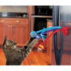 KONG Connects Bat 'N Spring Cat Toy -Furry Feast 150467 PT5. AC SS1800 V1603154787