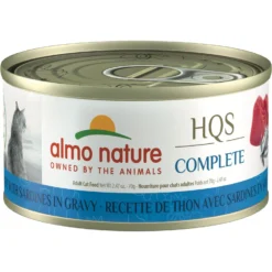 Almo Nature HQS Complete Tuna With Sardine Grain-Free Canned Cat Food
