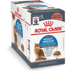 Royal Canin Feline Care Nutrition Weight Care Adult Chunks In Gravy Pouch Cat Food, 3-oz, Case Of 12
