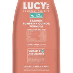 Lucy Pet Products Formulas For Life Salmon, Pumpkin & Quinoa Formula Grain-Free Dry Cat Food -Furry Feast 151358 PT7. AC SS1800 V1581698329