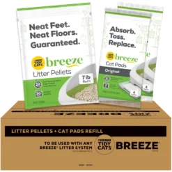 Tidy Cats Breeze Cat Pads & Litter Pellets Bundle Pack