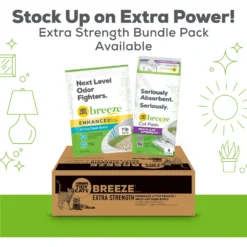 Tidy Cats Breeze Cat Pads & Litter Pellets Bundle Pack -Furry Feast 153937 PT4. AC SS1800 V1700161117