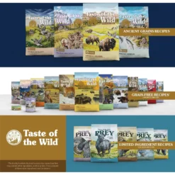 Taste Of The Wild Rocky Mountain Roasted Venison & Smoke-Flavored Salmon Grain-Free Dry Cat Food -Furry Feast 154558 PT6. AC SS1800 V1659028255