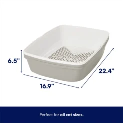 Frisco Sifting Cat Litter Box, Large -Furry Feast 155658 PT1. AC SS1800 V1675279698
