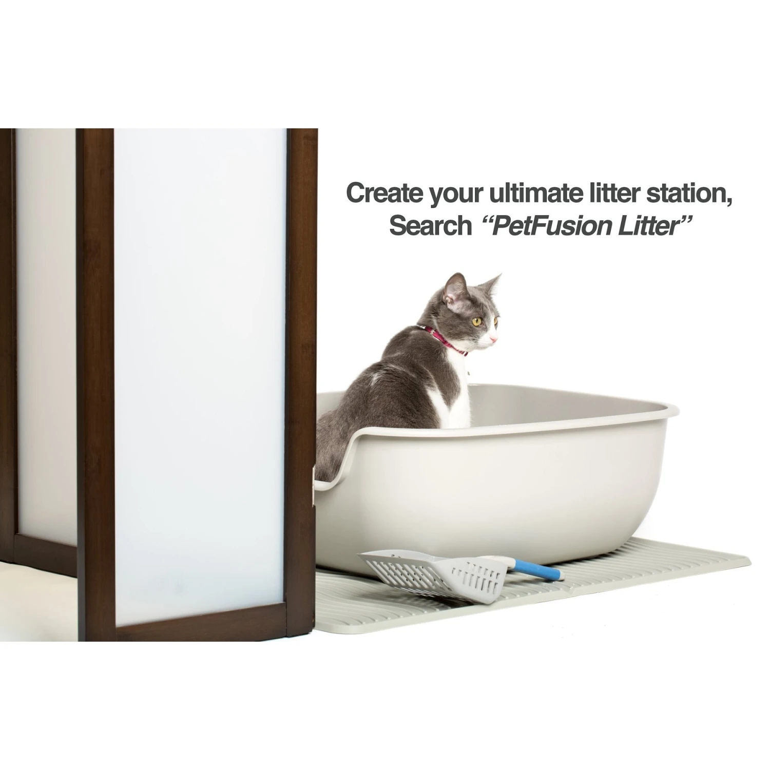 PetFusion Modest Cat Litter Box Privacy Screen 2 PetFusion Modest Cat Litter Box Privacy Screen - Image 2