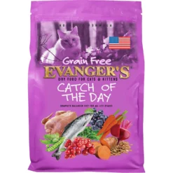 Evanger's Grain-Free Catch Of The Day Dry Cat & Kitten Food