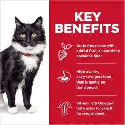 Hill's Science Diet Adult Sensitive Stomach & Skin Grain-Free Salmon & Yellow Pea Recipe Dry Cat Food -Furry Feast 157794 PT4. AC SS1800 V1617659812