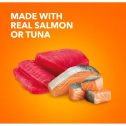 Iams Perfect Portions Indoor Tuna & Salmon Recipe Grain-Free Cuts In Gravy Variety Pack Adult Wet Cat Food Trays -Furry Feast 159241 PT4. AC SS1800 V1626819106