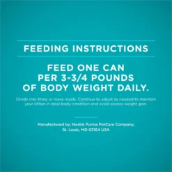 Purina ONE Grain-Free Natural Pate Healthy Kitten Chicken & Salmon Recipe Wet Kitten Food -Furry Feast 166133 PT7. AC SS1800 V1658200572