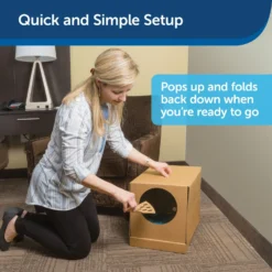 PetSafe Disposable Collapsible Litter Box With ScoopFree Crystal Litter -Furry Feast 166221 PT2. AC SS1800 V1700155501