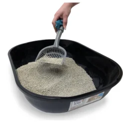 Fresh Kitty Large Deluxe Cat Litter Scoop With Waste Bag Handle -Furry Feast 166726 PT5. AC SS1800 V1556134348