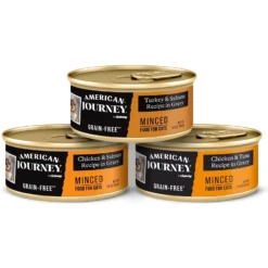 American Journey Minced Poultry & Seafood In Gravy Variety Pack Grain-Free Canned Cat Food