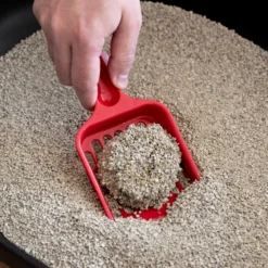 IRIS USA Large High-Back Open Top Cat Litter Pan With Scatter Shield & Scoop -Furry Feast 181317 PT7. AC SS1800 V1680791887