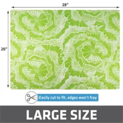 Drymate Protective & Decorative Cat Litter Mat, Surf Green, Large, 20-in X 28-in -Furry Feast 181542 PT5. AC SS1800 V1689626808