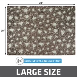 Drymate Protective & Decorative Cat Litter Mat, Kahopo Grey, Large, 20-in X 28-in 10 Drymate Protective & Decorative Cat Litter Mat, Kahopo Grey, Large, 20-in X 28-in -Furry Feast 181548 PT5. AC SS1800 V1691003593