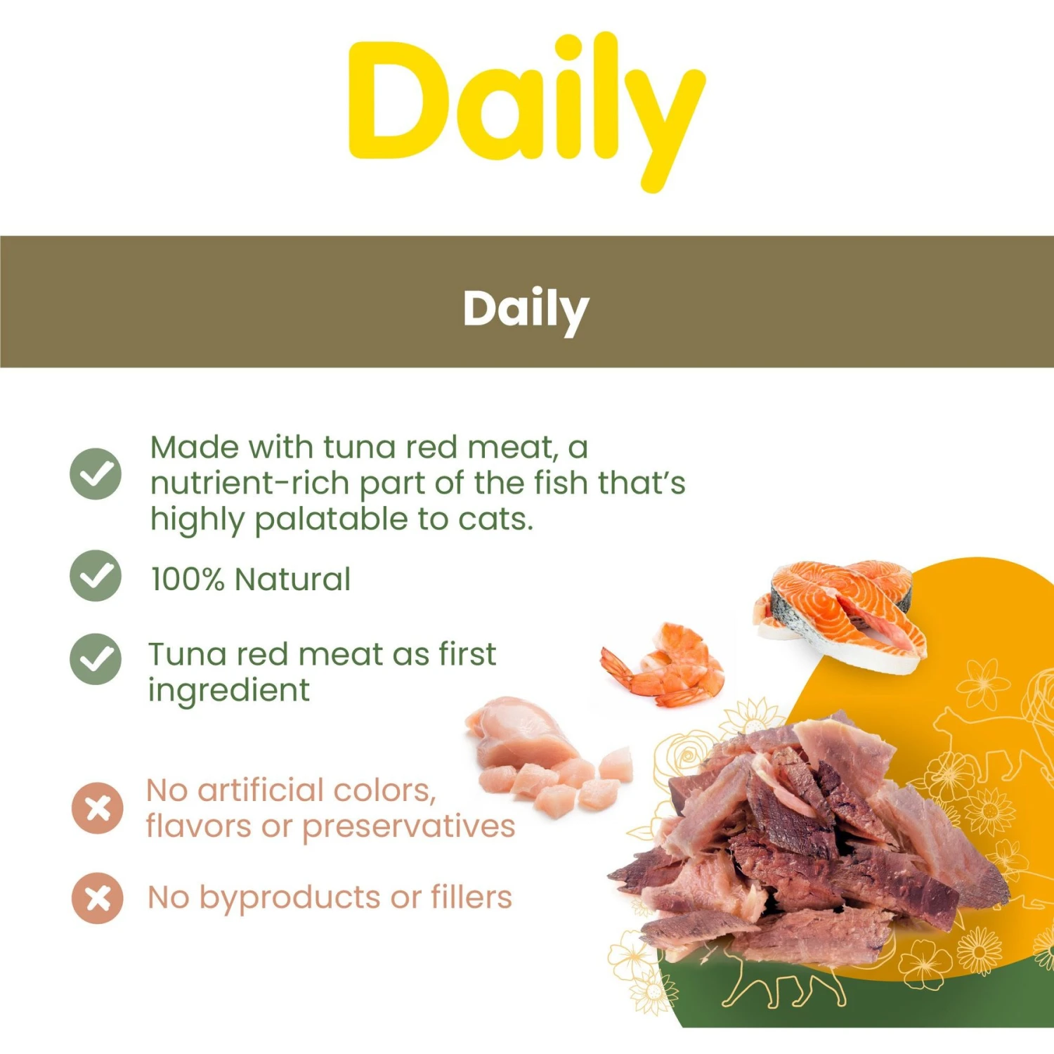 Almo Nature Daily Complete Tuna Dinner With Chicken In Broth Canned Cat Food 2 Almo Nature Daily Complete Tuna Dinner With Chicken In Broth Canned Cat Food - Image 2