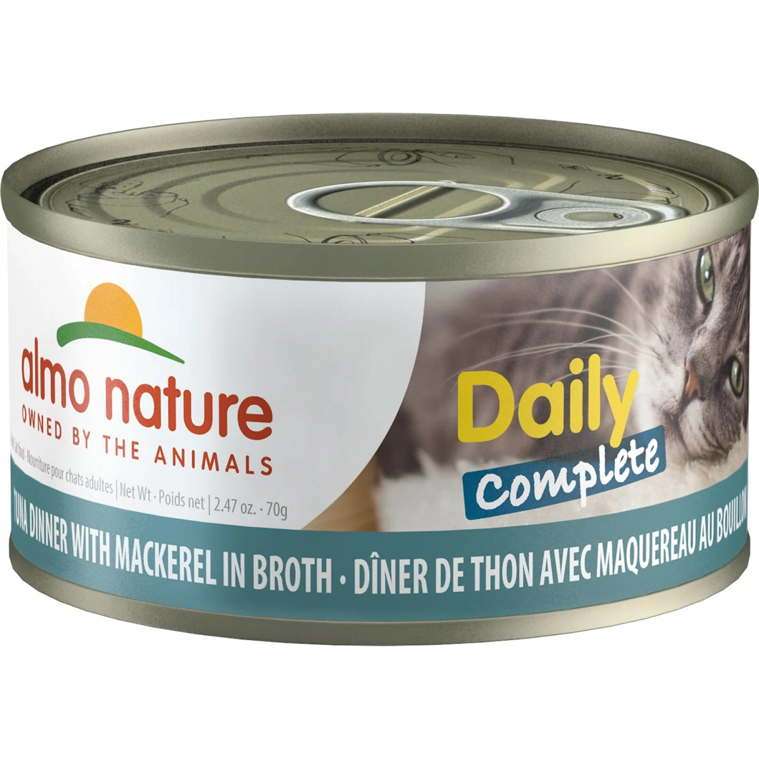 Almo Nature Daily Complete Tuna Dinner With Mackerel In Broth Canned Cat Food 1 Almo Nature Daily Complete Tuna Dinner With Mackerel In Broth Canned Cat Food
