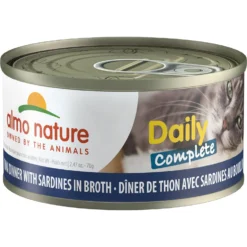 Almo Nature Daily Complete Tuna Dinner With Sardine In Broth Canned Cat Food