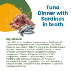 Almo Nature Daily Complete Tuna Dinner With Sardine In Broth Canned Cat Food -Furry Feast 182863 PT3. AC SS1800 V1632850611