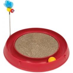 Catit Play Scratch Pad Circuit Ball Cat Toy -Furry Feast 191546 PT2. AC SS1800 V1628223106