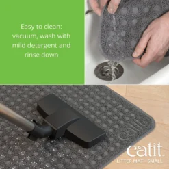 Catit Cat Litter Mat, Grey -Furry Feast 191595 PT3. AC SS1800 V1628096253