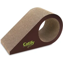 Best Pet Supplies Catify Droplet Cardboard Catnip Scratcher Cat Toy