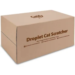 Best Pet Supplies Catify Droplet Cardboard Catnip Scratcher Cat Toy -Furry Feast 193102 PT4. AC SS1800 V1568064761