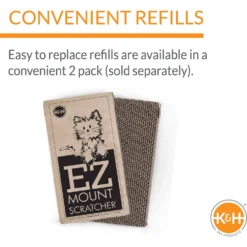 K&H Pet Products EZ Mount Window Cat Scratcher With Catnip -Furry Feast 199089 PT3. AC SS1800 V1627349558