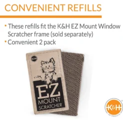 K&H Pet Products EZ Mount Window Cat Scratcher Refill -Furry Feast 199091 PT3. AC SS1800 V1627353174