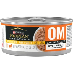 Purina Pro Plan Veterinary Diets OM Overweight Management Savory Selects With Chicken Wet Cat Food