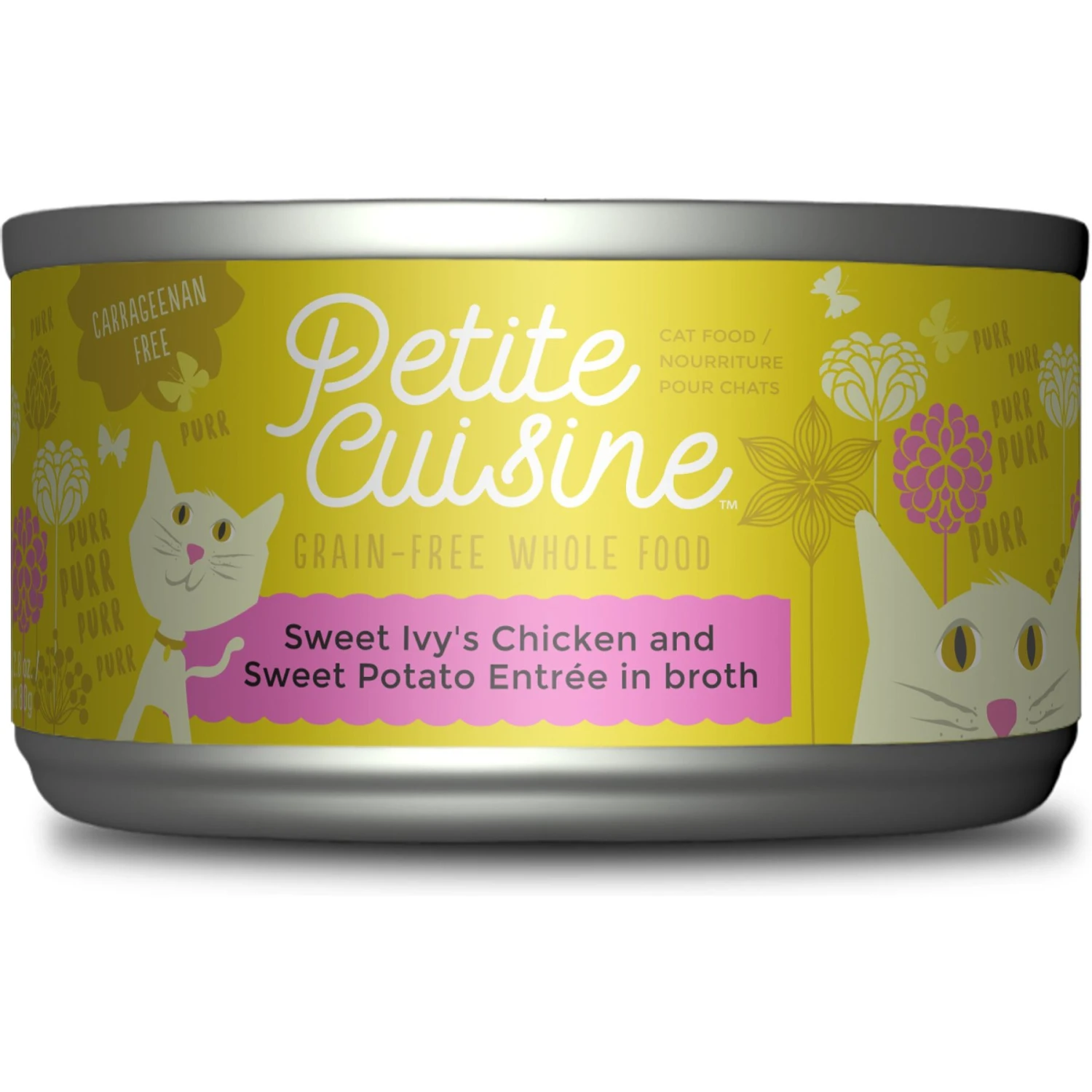 Petite Cuisine Sweet Ivy's Chicken & Sweet Potato Entrée In Broth Grain-Free Wet Cat Food, 2.8-oz Can, Case Of 24 1 Petite Cuisine Sweet Ivy's Chicken & Sweet Potato Entrée In Broth Grain-Free Wet Cat Food, 2.8-oz Can, Case Of 24