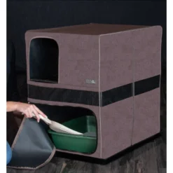 Pet Gear Prp Pawty Space Saver Cat Litter Box Enclosure -Furry Feast 200702 PT2. AC SS1800 V1573165092