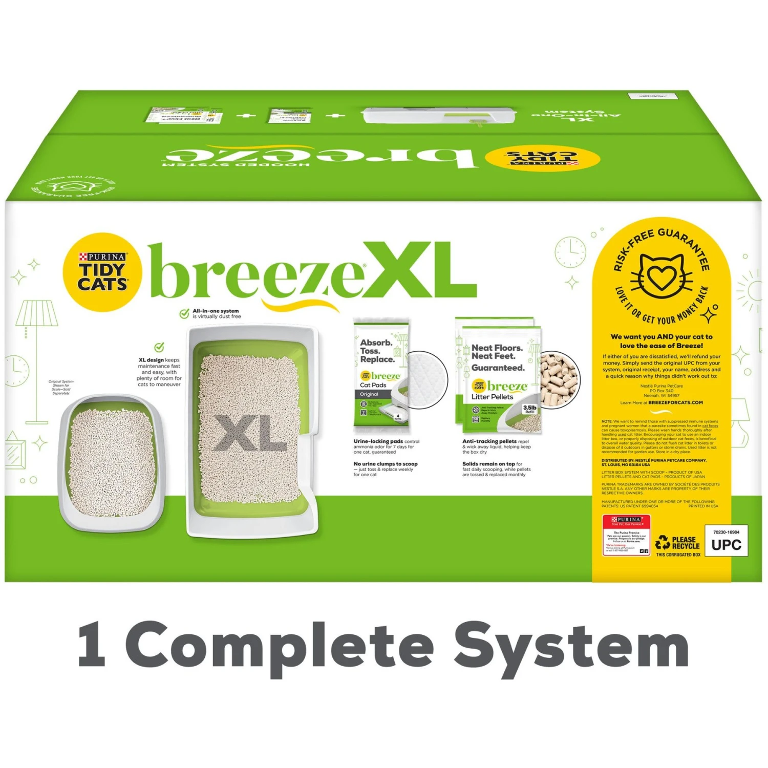 Tidy Cats Breeze X-Large Multi-Cat Starter Kit Litter Box, Litter Pallets & Pads 2 Tidy Cats Breeze X-Large Multi-Cat Starter Kit Litter Box, Litter Pallets & Pads - Image 2